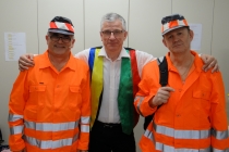 Hinter der Bühne - Lei Blau