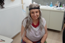 Hinter der Bühne - Lei Blau