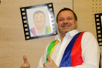 Hinter der Bühne - Lei Blau